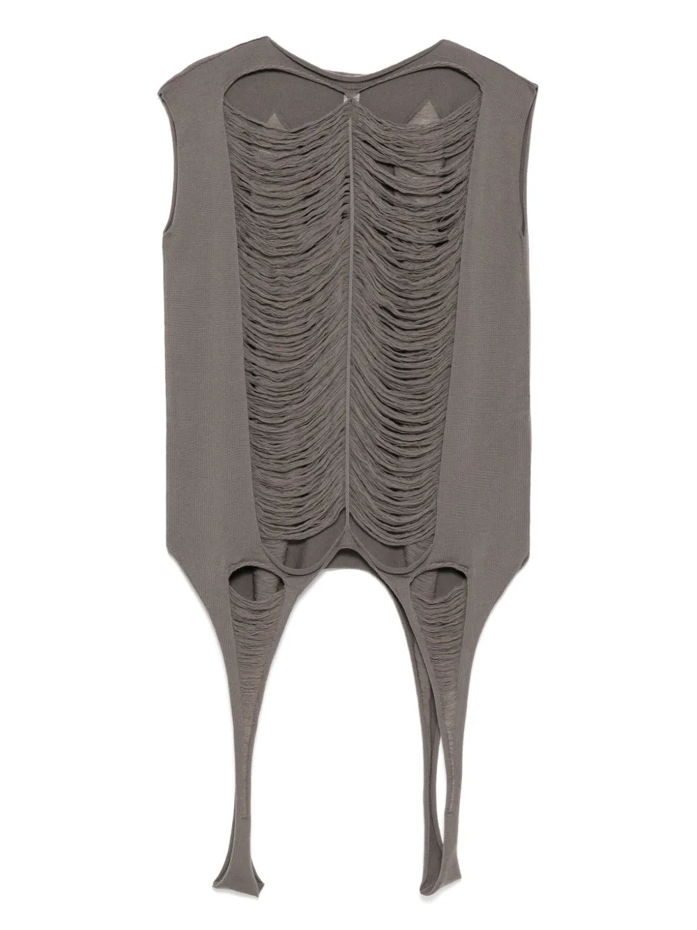Rick Owens Mouwloze top Grijs
