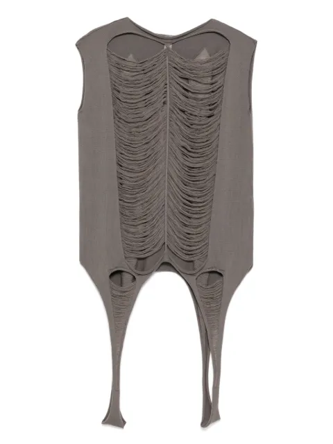 Rick Owens top sin mangas