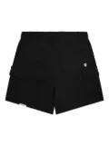 AAPE BY *A BATHING APE® logo-patch cargo shorts - Black