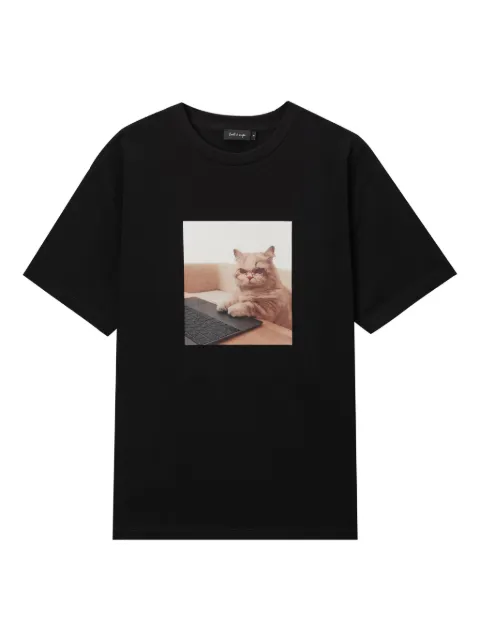 tout a coup playera con gato estampado