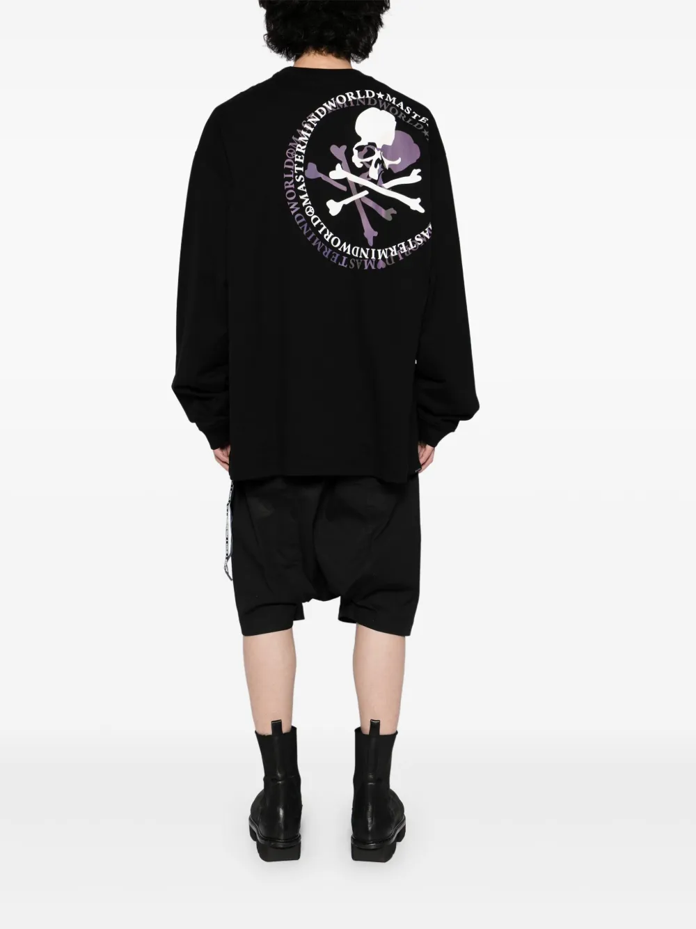 Mastermind World T-shirt met logoprint Zwart