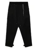 Mastermind World embroidered logo trousers - Black