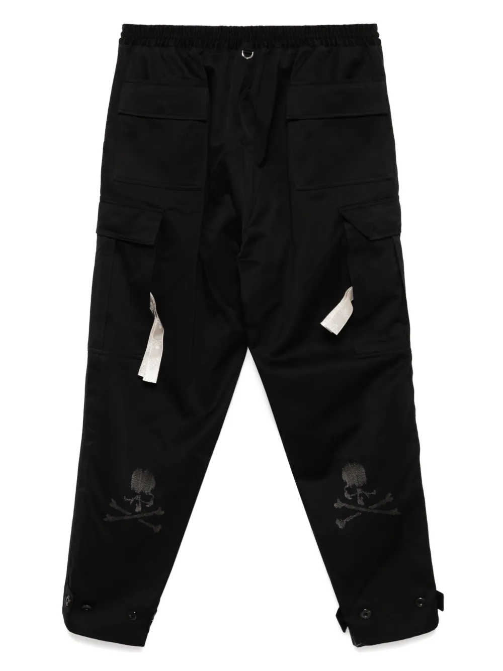 Mastermind World Broek met geborduurd logo - Zwart