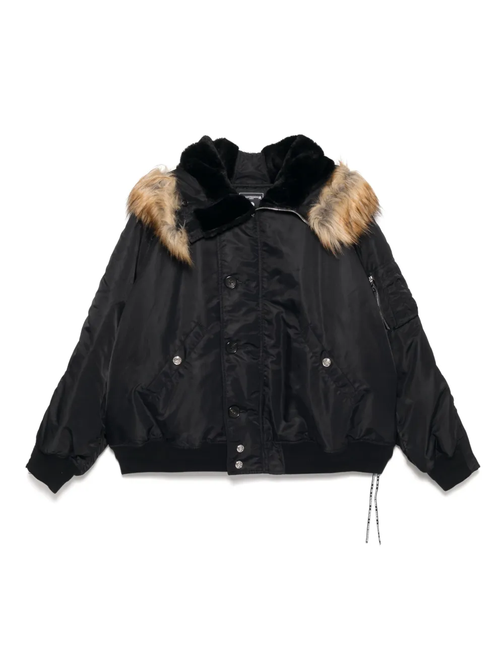 Mastermind World button fastening jacket | Black | Image 1