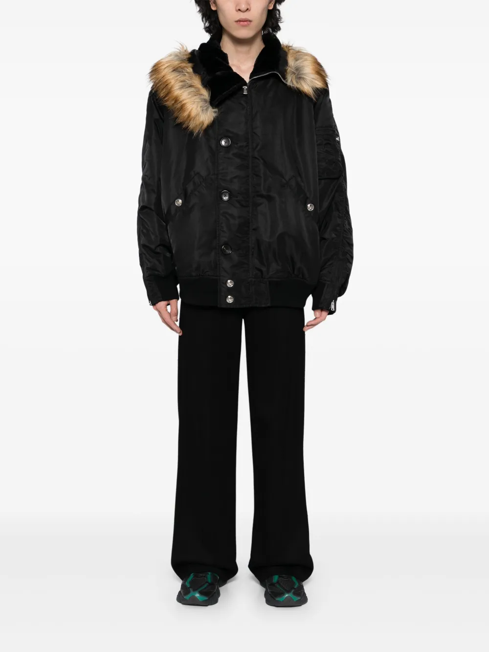 Mastermind World button fastening jacket | Bomber Jackets | Image 2