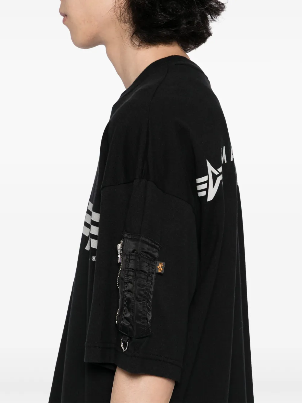 Mastermind World T-shirt met logoprint Zwart
