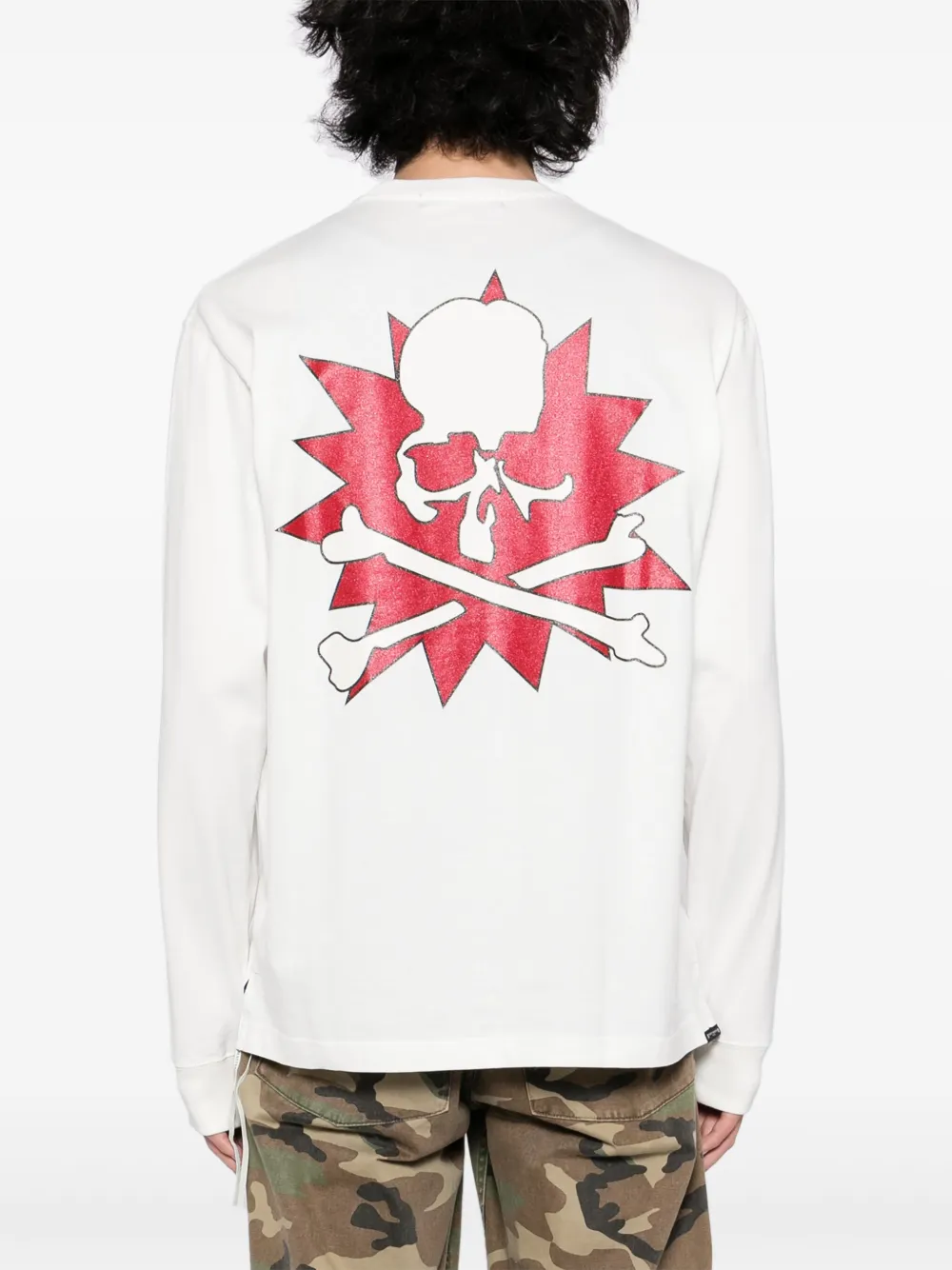 Mastermind World T-shirt met logoprint Wit