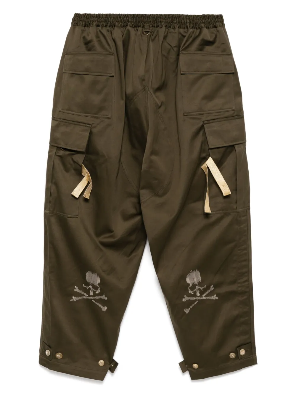 Mastermind World Broek met geborduurd logo - Groen