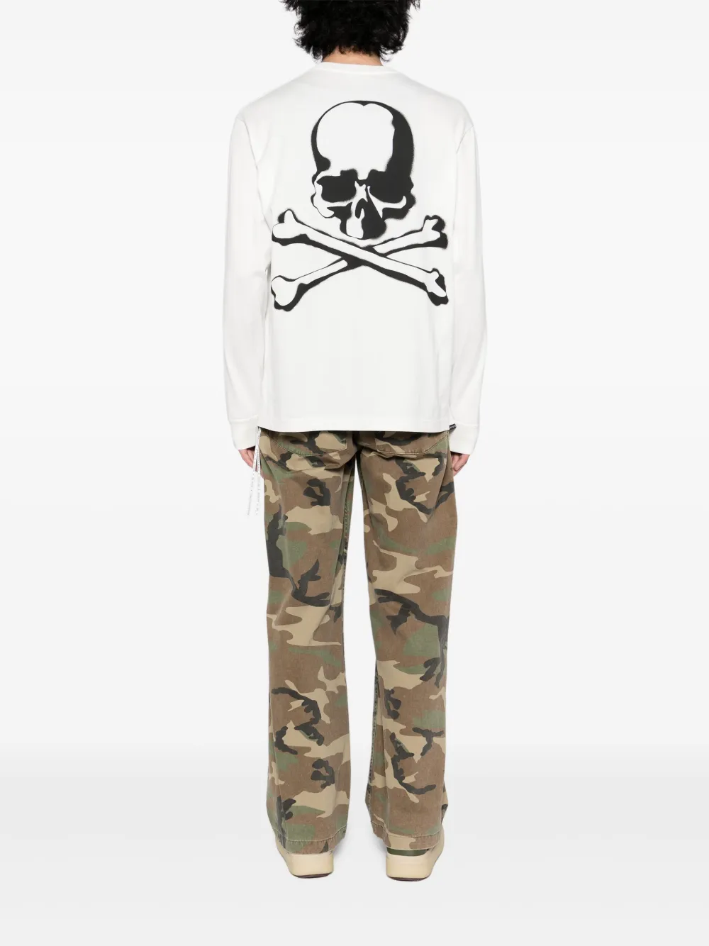 Mastermind World T-shirt met logoprint Wit
