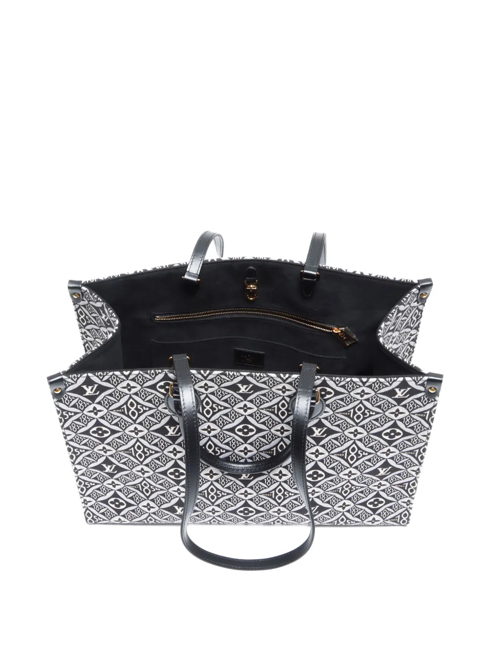 Pre-owned Louis Vuitton 2020 On The Go Gm Tote Bag In Black
