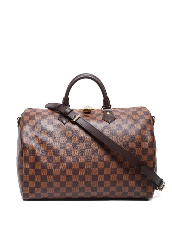 Louis Vuitton Pre-Owned 2020-2024 Speedy Tote Bag Brown