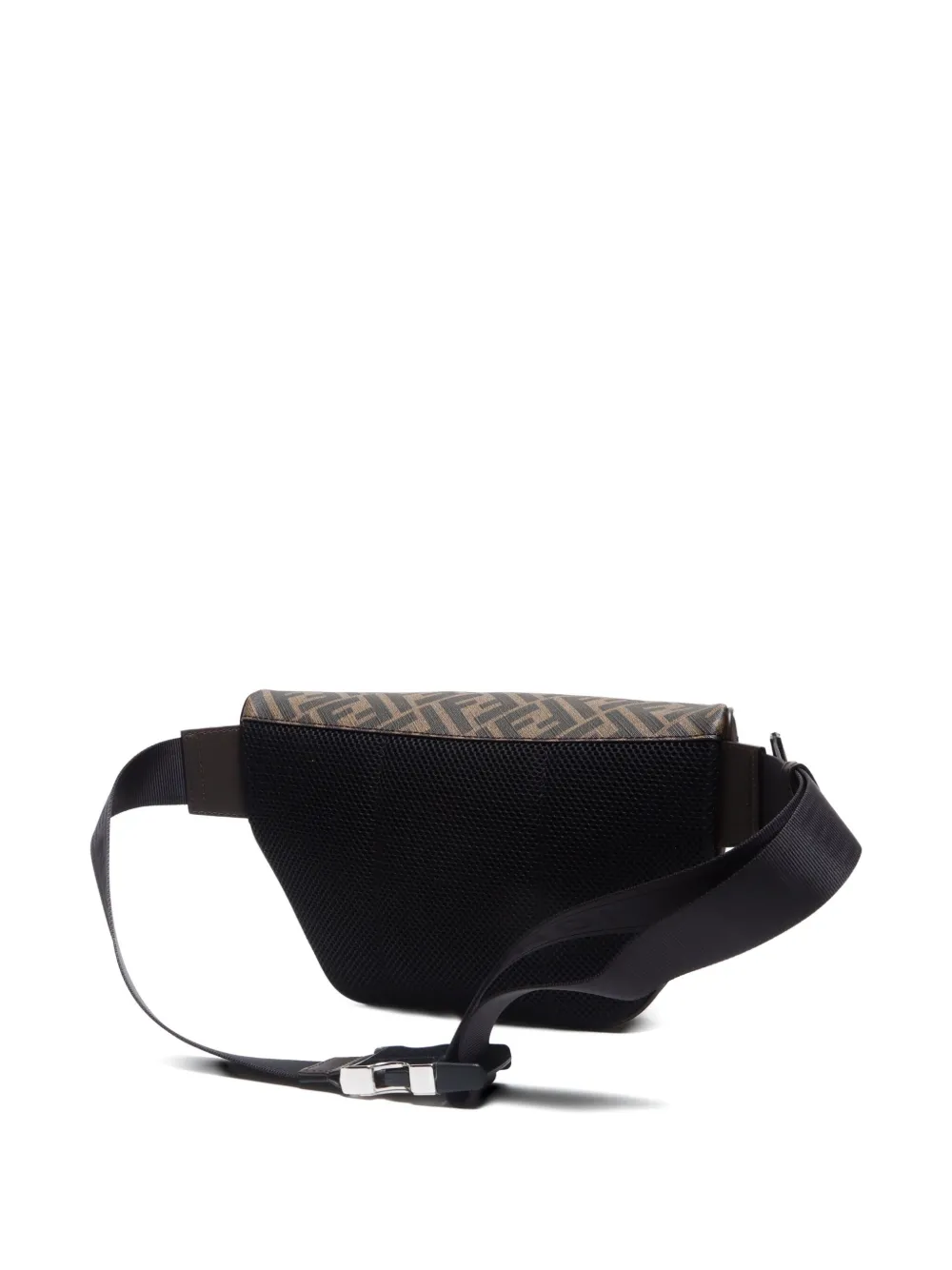 Pre-owned Fendi 2010-2020s Zucca Belt Bag In 褐色
