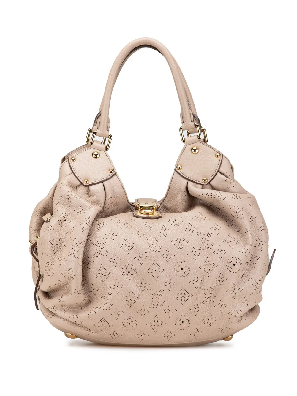 Louis Vuitton Pre-Owned 2012 モノグラム マヒナ L ホーボーバッグ - ブラウン Louis Vuitton Pre-Owned 2012 モノグラム マヒナ L ホーボーバッグ - ブラウン