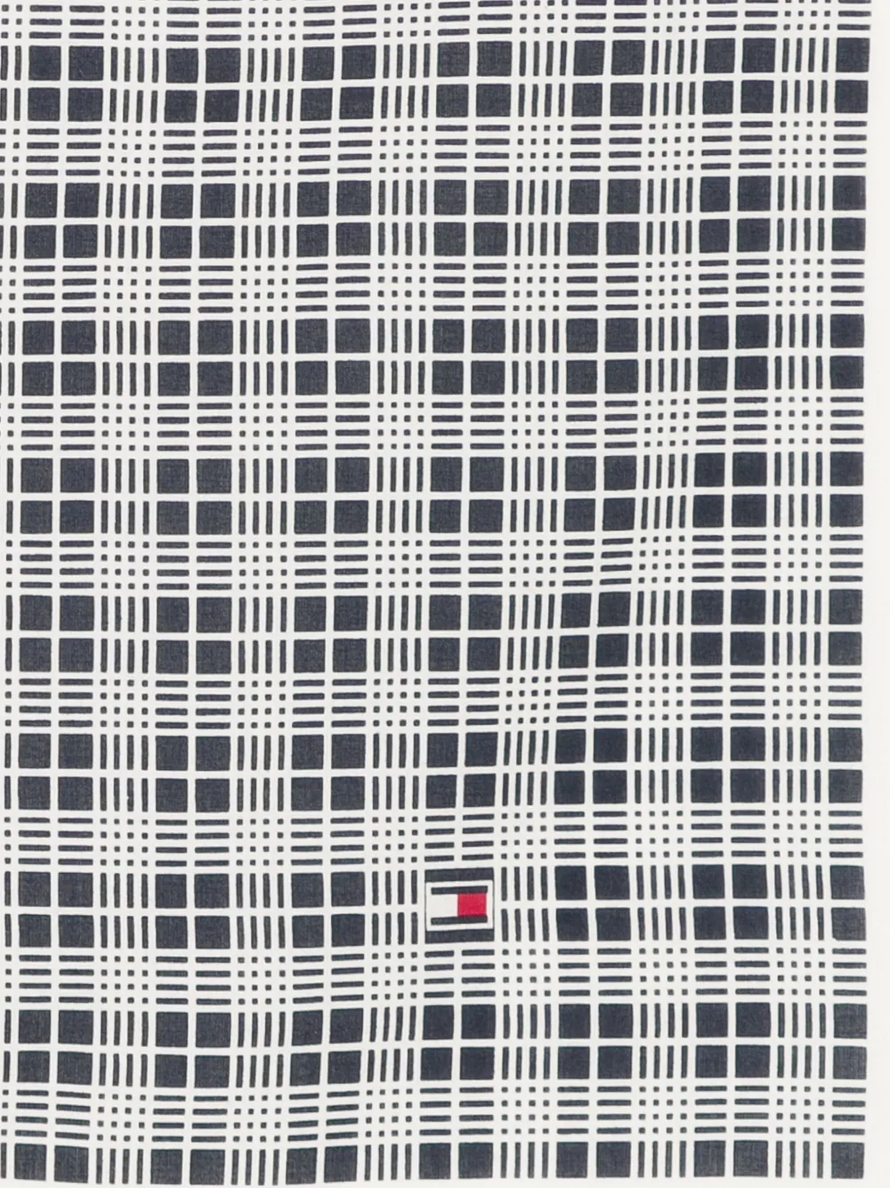 Tommy Hilfiger Geruite sjaal - Blauw