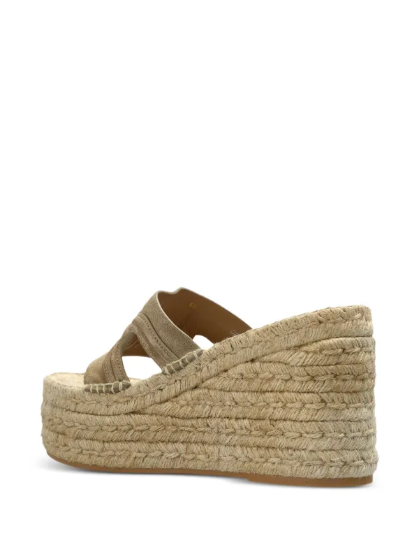 フラットシューズ VERSACE Woman Espadrilles Beige 10178521A13293 1K880 Versace 115mm Medusa Espadrille Sandals | Neutrals | FARFETCH
