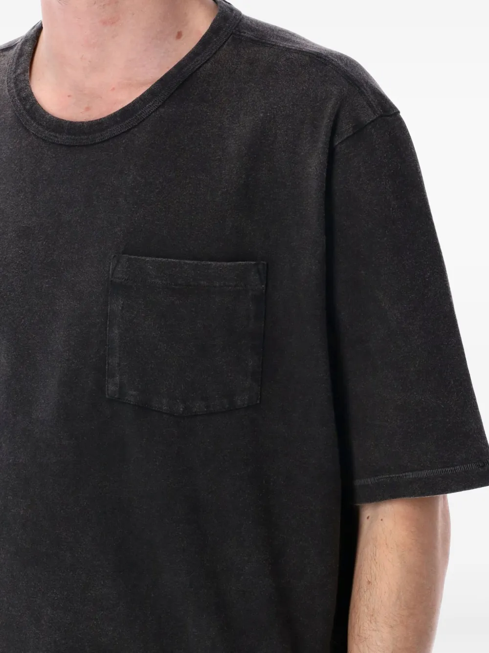 Shop Corridor Washed-effect T-shirt In Black