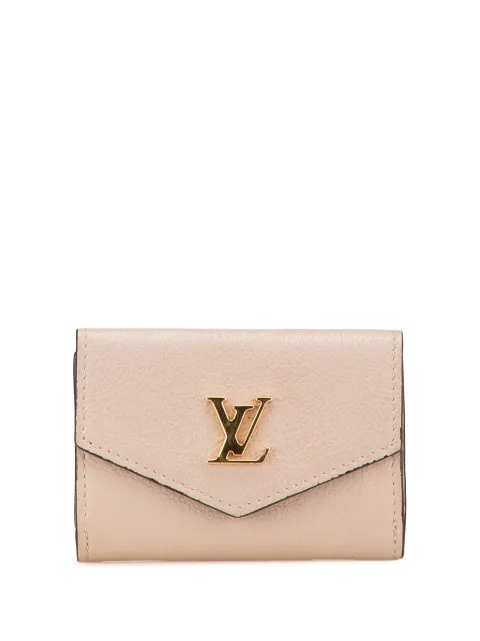Louis Vuitton Pre-Owned 2021-2024 Leather Lockmini Wallet small wallets