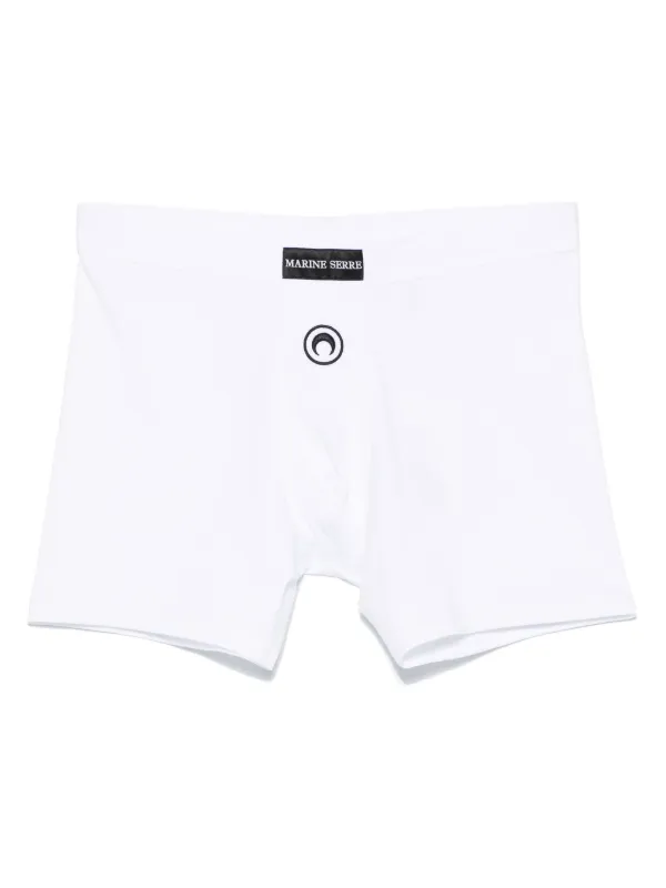 Marine Serre Crescent Moon ボクサーパンツ | ホワイト | FARFETCH JP