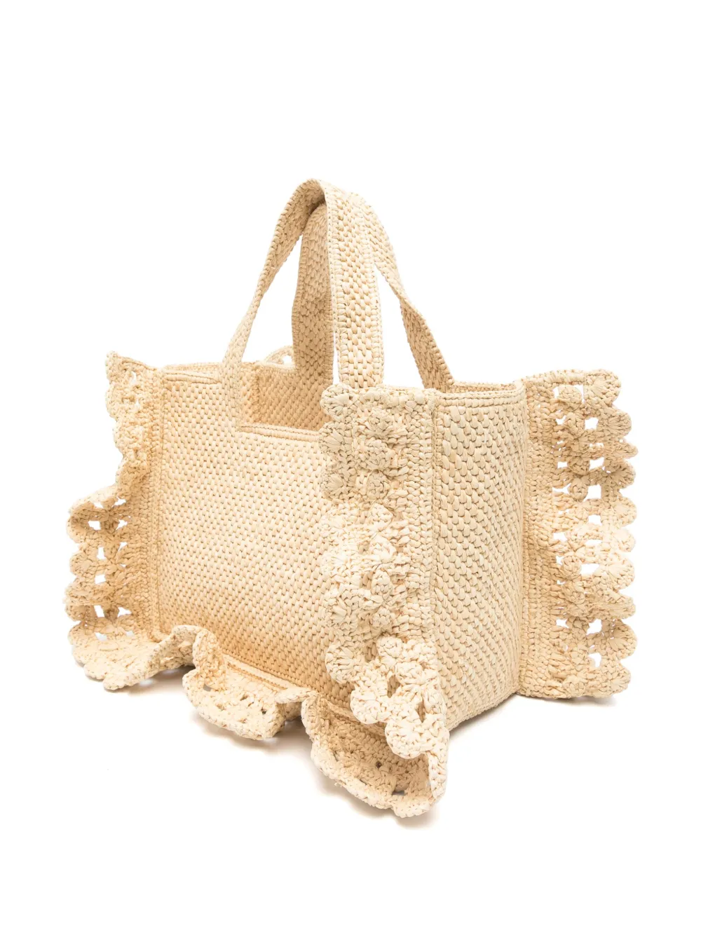 Loewe Small Font Tote Bag In Neutral