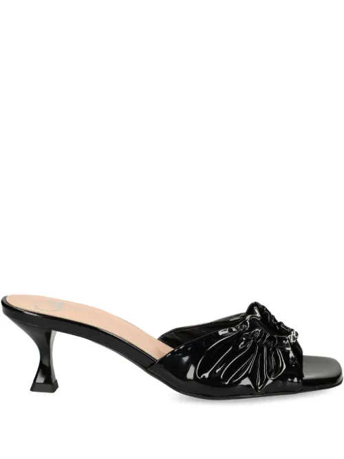 Love Moschino mules en cuir - Noir - Love Moschino - Modalova