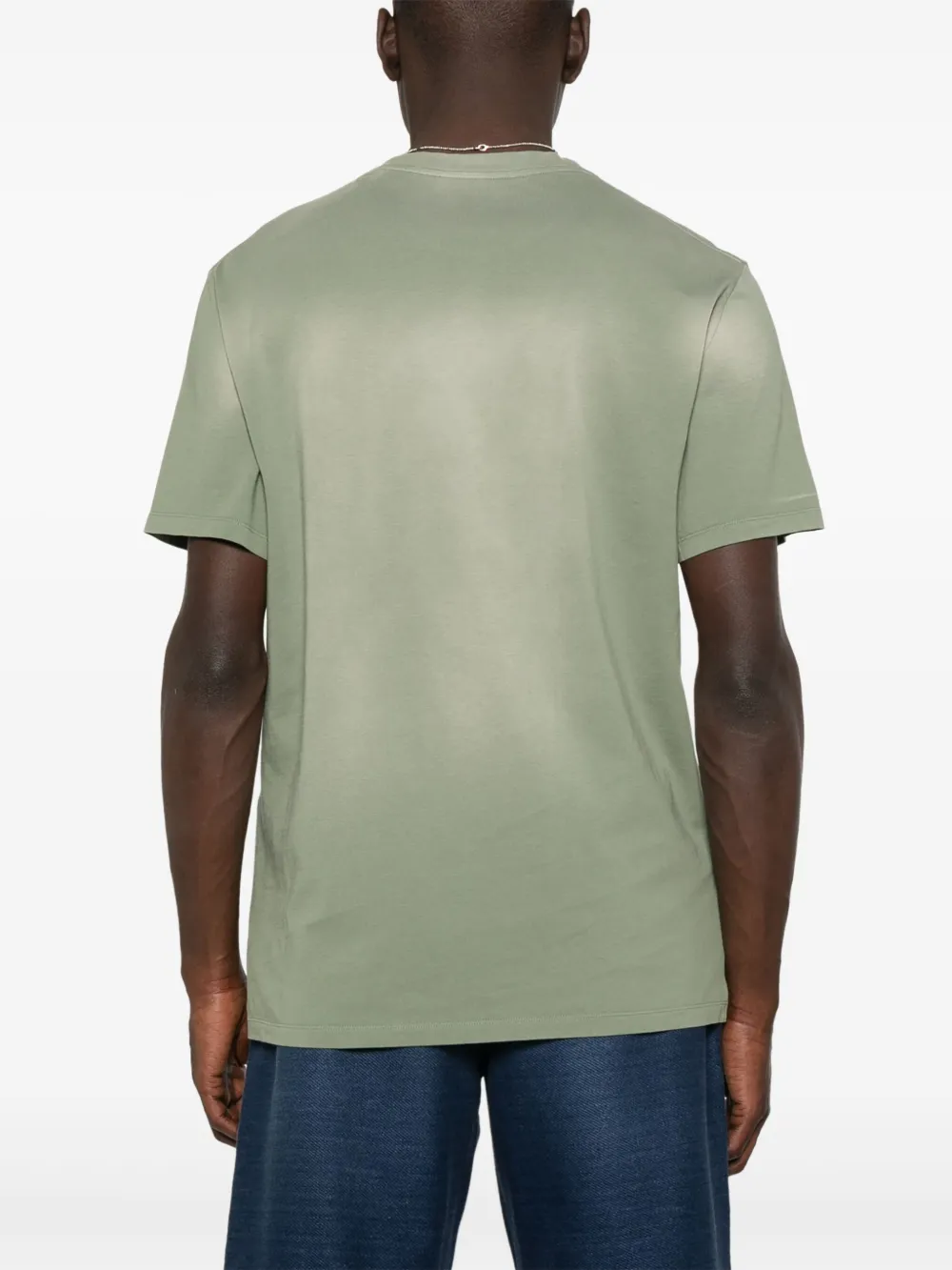 LOEWE T-shirt met Anagram-patch Groen