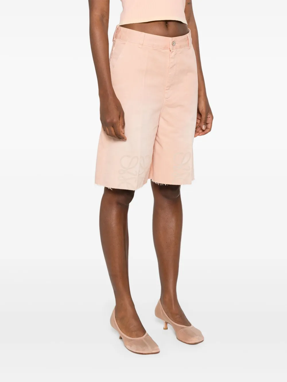 LOEWE Shorts met Anagram-patroon Roze