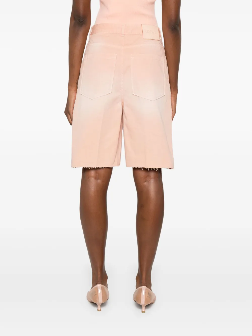 LOEWE Shorts met Anagram-patroon Roze