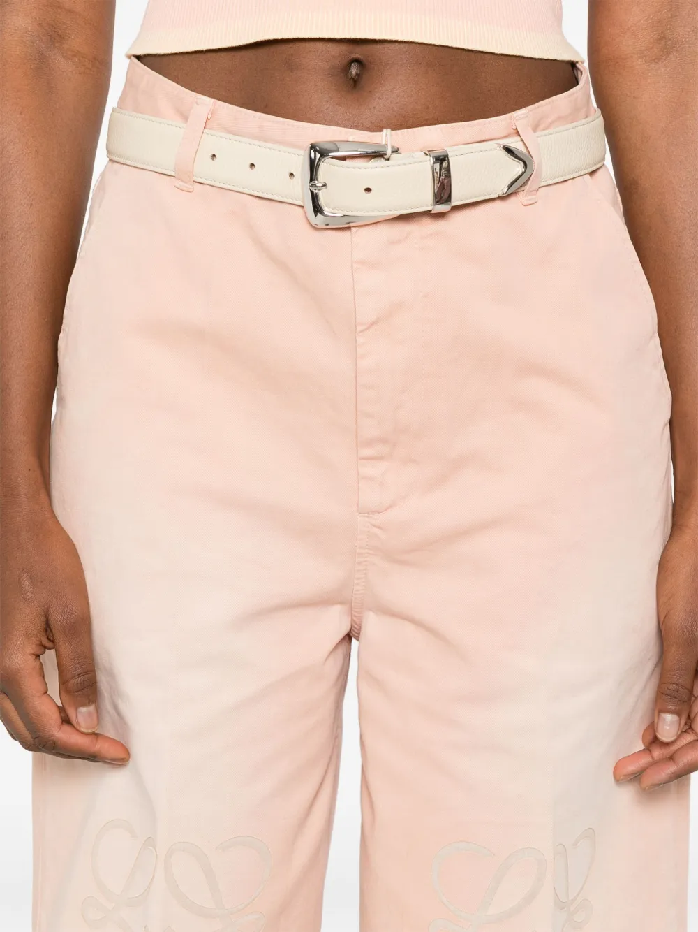 LOEWE Shorts met Anagram-patroon Roze