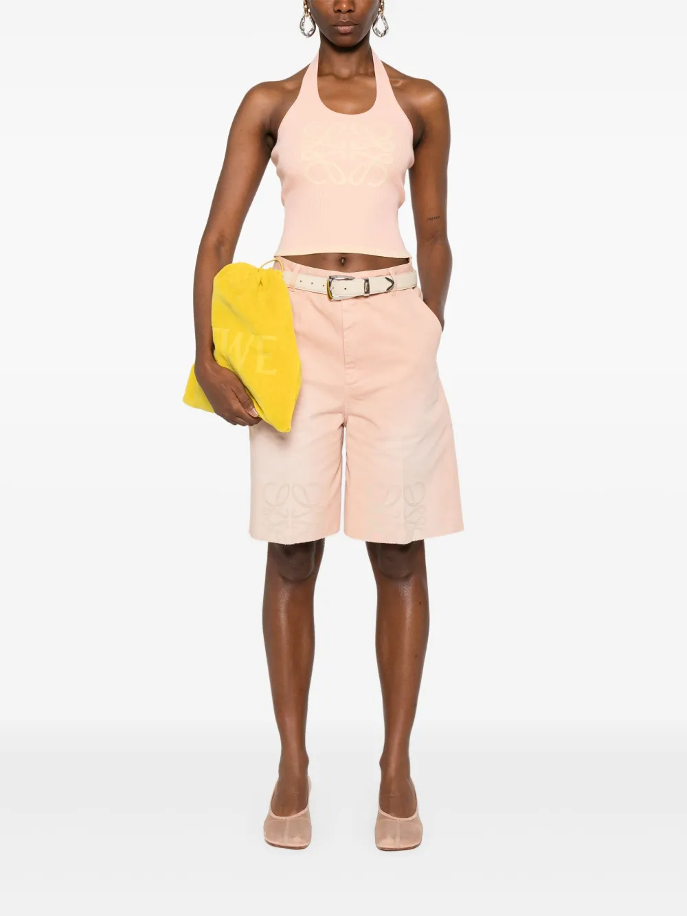 LOEWE Anagram-motif shorts | Knee-Length Shorts | Image 2