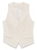 Michael Michael Kors slub-texture waistcoat - Neutrals