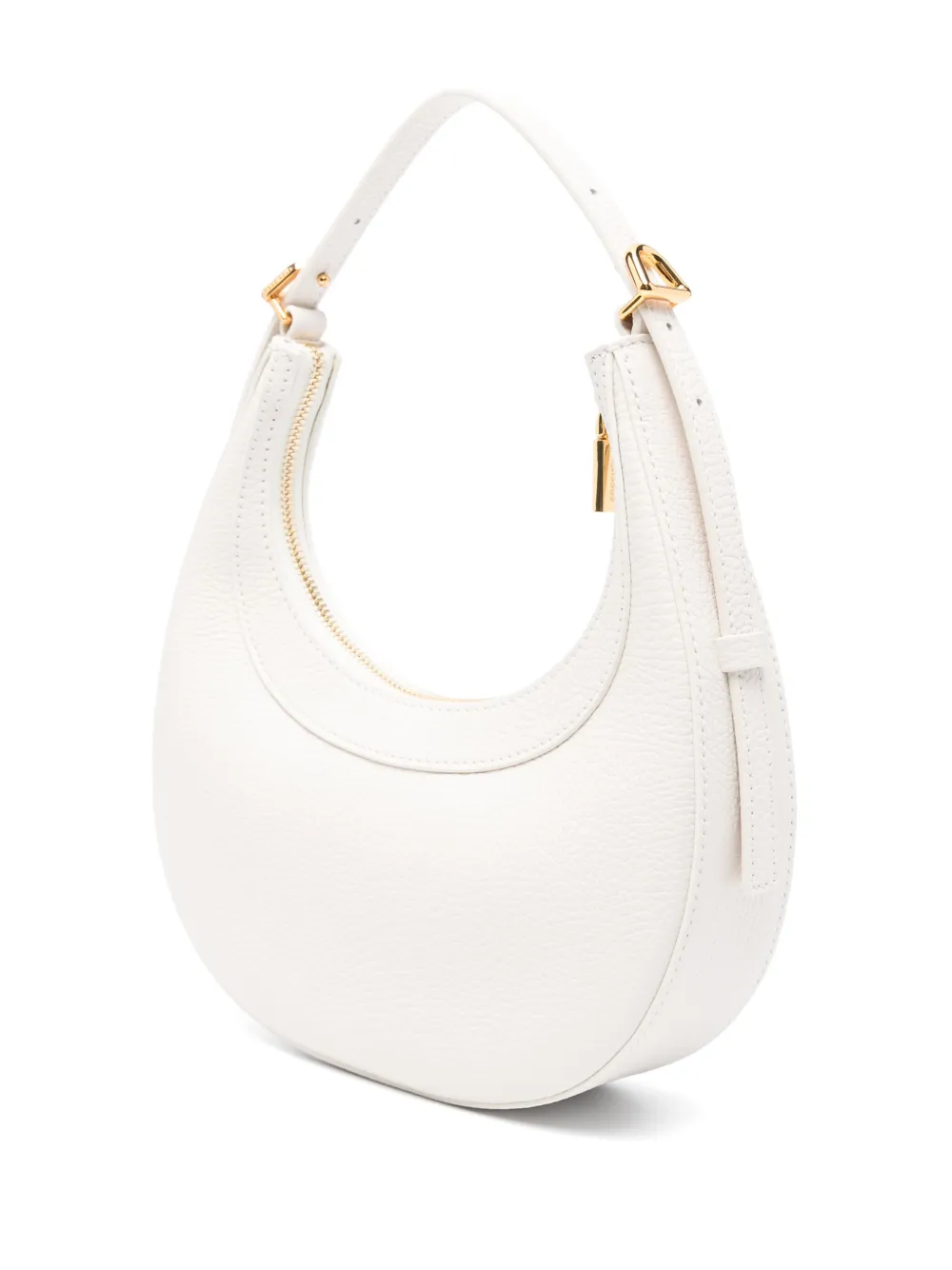 Coccinelle Shopper van bewerkt leer Wit