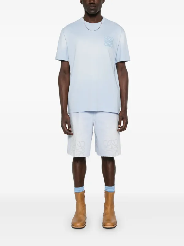 LOEWE アナグラム ショートパンツ | ブルー | FARFETCH JP