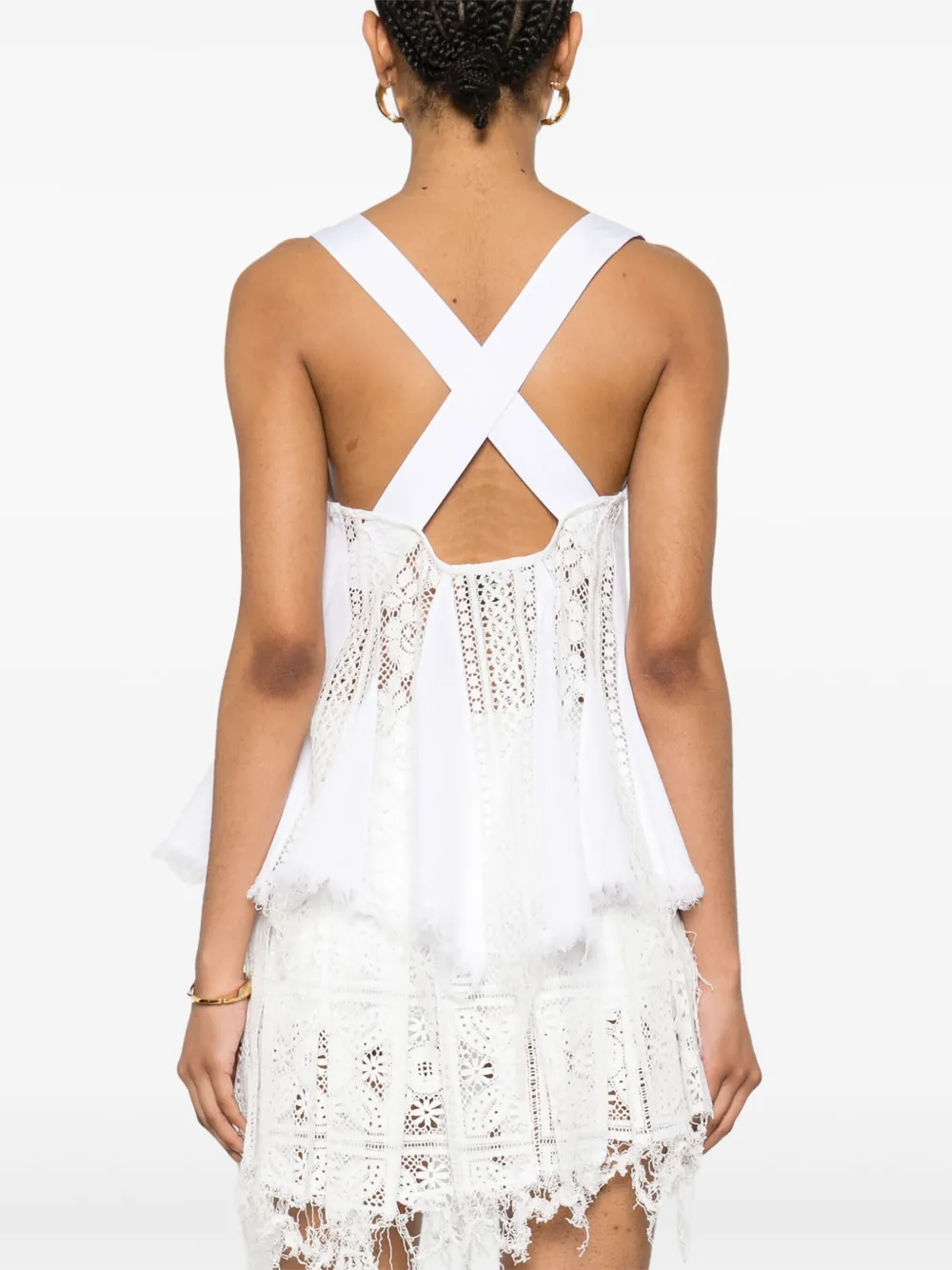 LOEWE Blouse met kant Wit