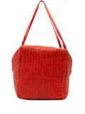 Bottega Veneta Pre-Owned 2011 Nappa Intrecciato Cube shoulder bag - Red