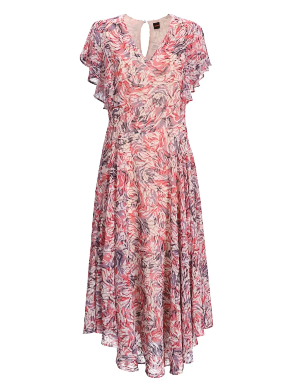 BOSS Midi-jurk met patroon Roze