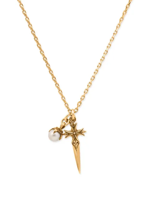Emanuele Bicocchi Pugnale+Pearl necklace