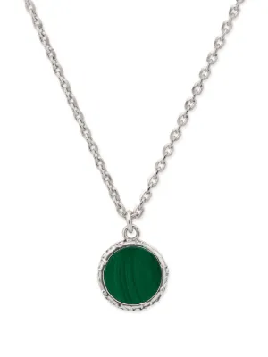 Nialaya Jewelry ターコイズペンダント ネックレス | シルバートーン