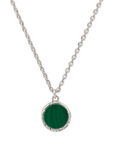 Emanuele Bicocchi flourish amulet malachite necklace 