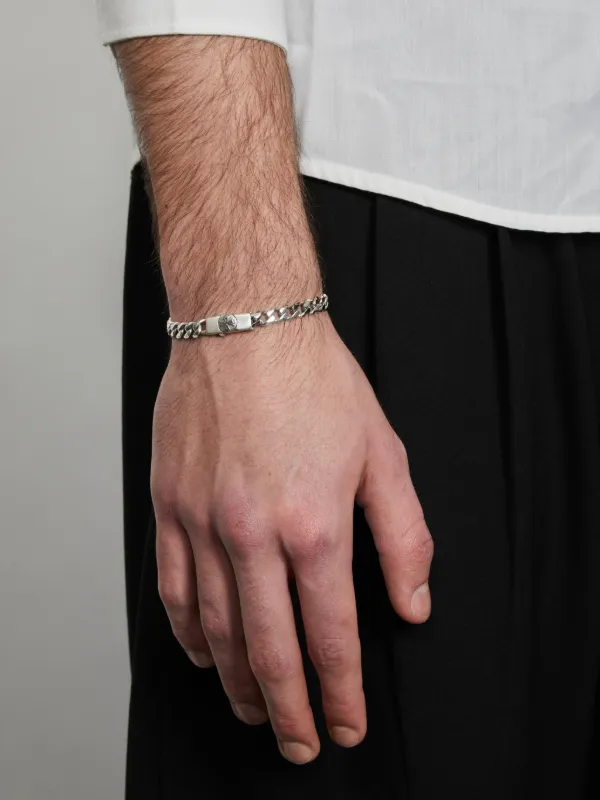 Emanuele Bicocchi Edge Logo Bracelet | Silver | FARFETCH JO Emanuele Bicocchi Edge Logo Bracelet | Silver | FARFETCH JO