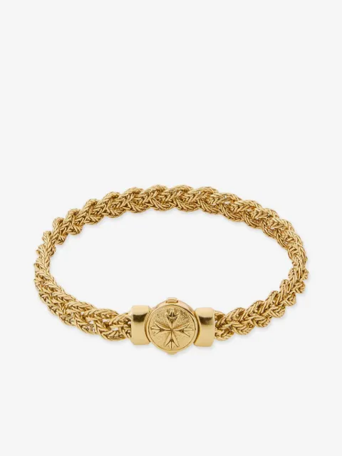 Emanuele Bicocchi small diamond-cut flat braided bracelet