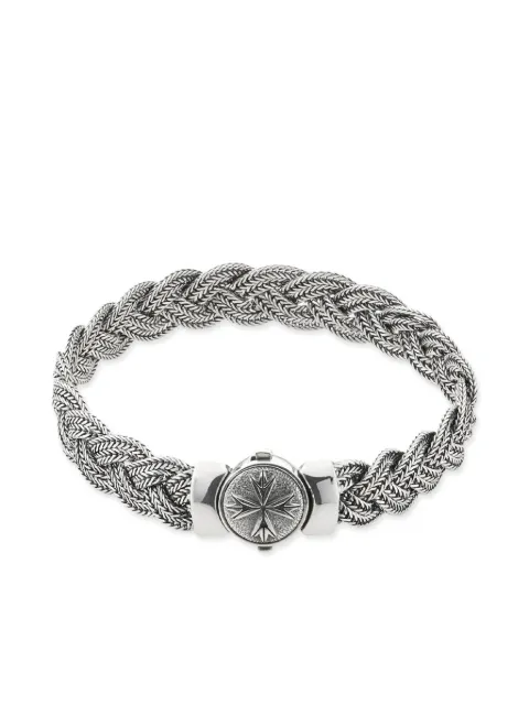 Emanuele Bicocchi diamond-cut flat braided bracelet