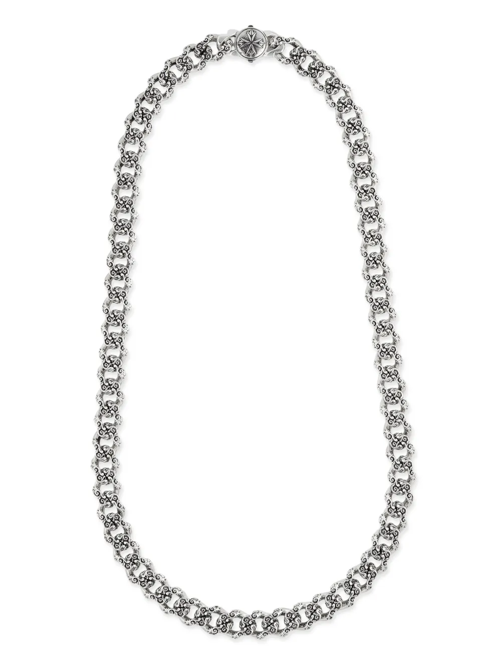 Emanuele Bicocchi collar de cadena Fourish | plateado | Image 1