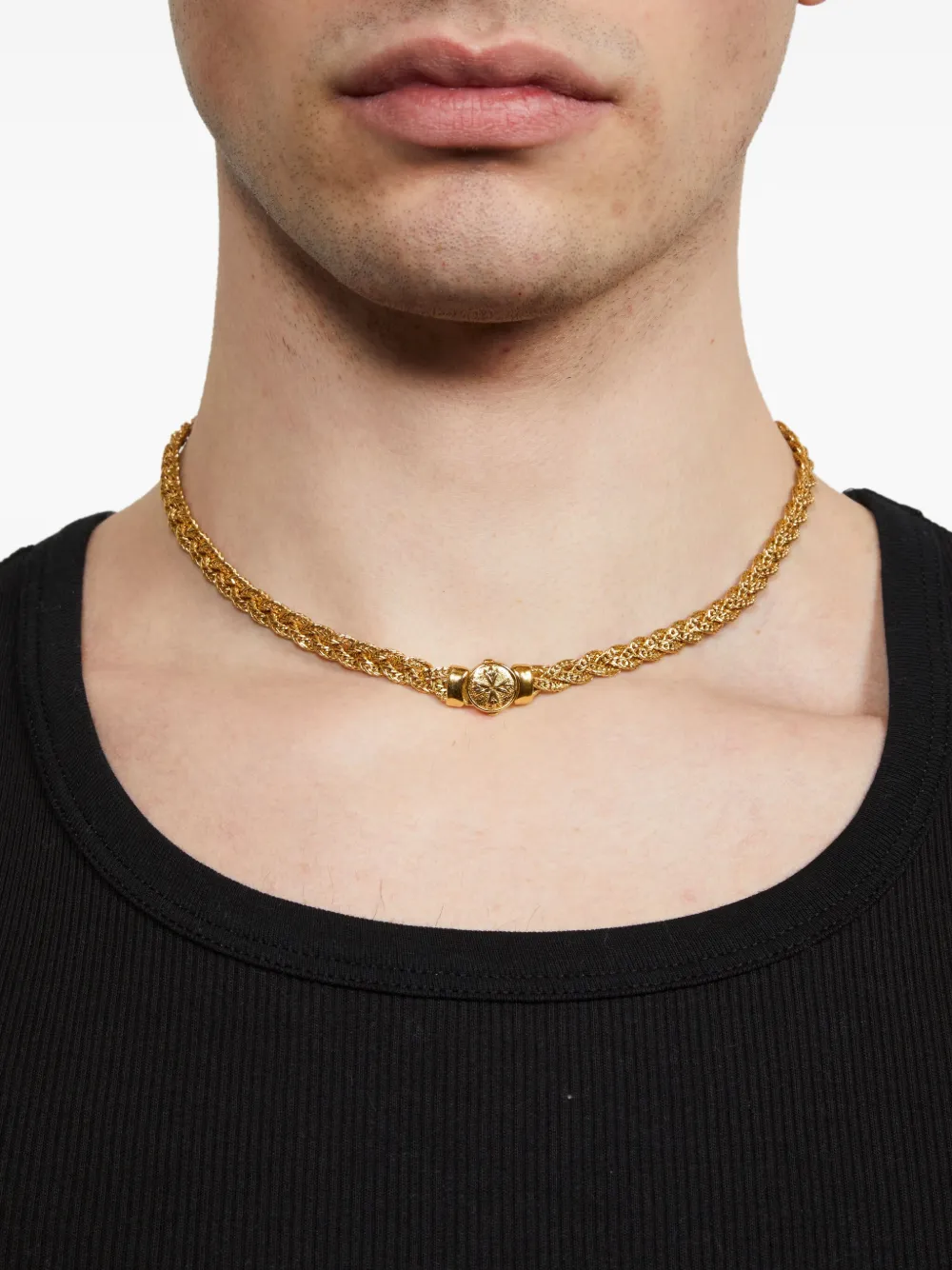 Emanuele Bicocchi collar de cadena trenzada | Hombre | Image 2