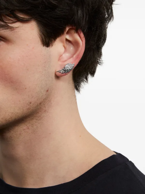 EMANUELE BICOCCHI エマヌエーレビコッキ WING SILVER 925 Emanuele Bicocchi Wing Stud Earrings | Silver | FARFETCH JO
