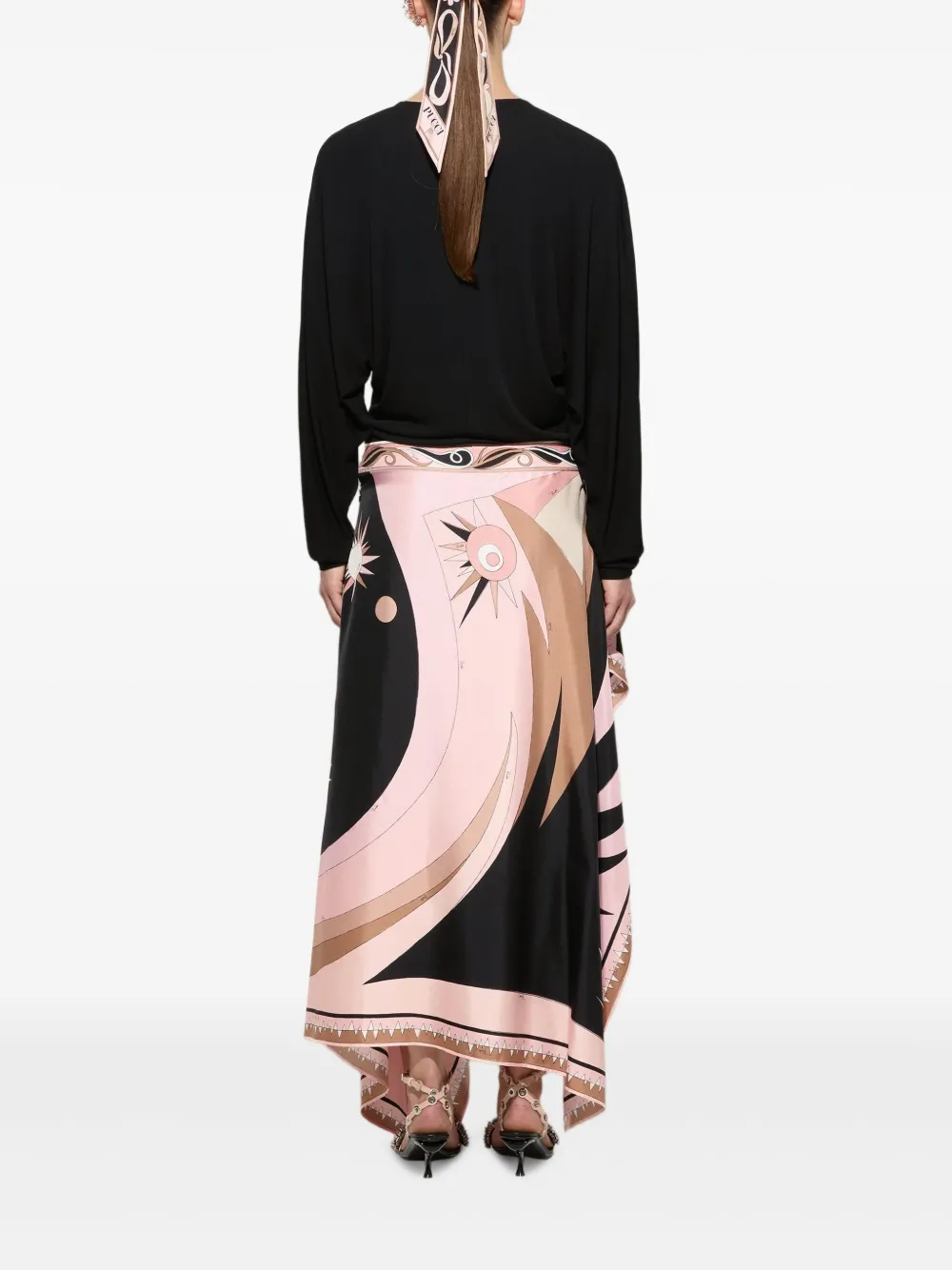 PUCCI Jurk met Stella-print Zwart