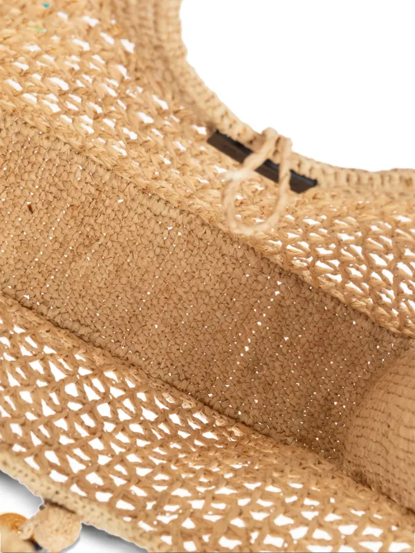 Jacquemus Small The Spiaggia Square Bag Neutrals FARFETCH IN