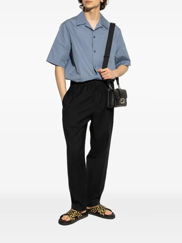 Versace グレカ サンダル | ブラック | FARFETCH JP