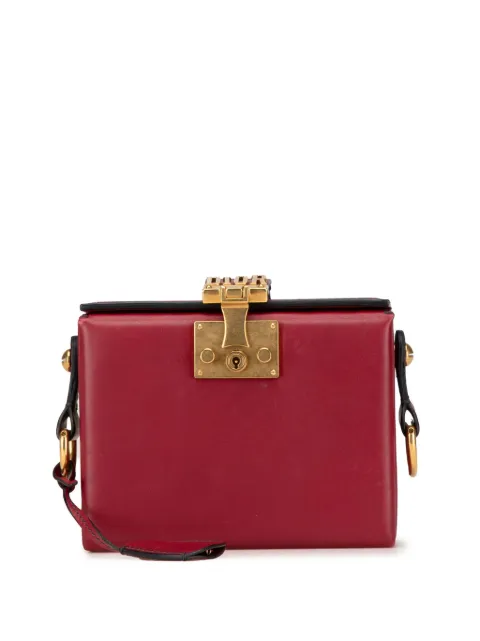 Christian Dior Pre-Owned 2017 Lambskin Dioraddict Lockbox crossbody bag