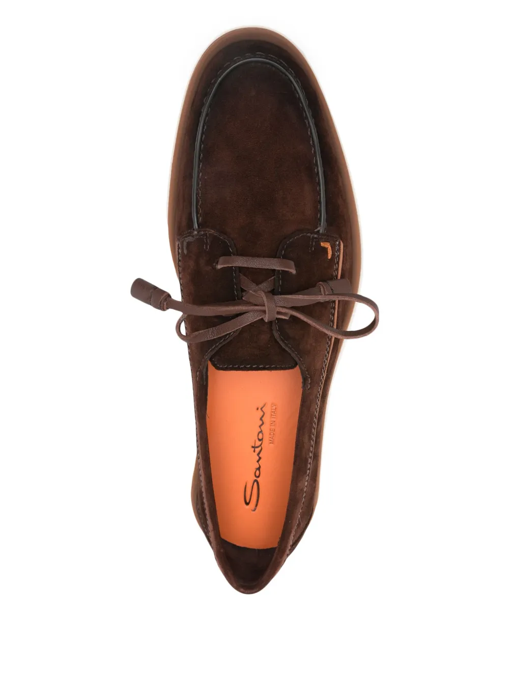 Santoni suede shoes Brown