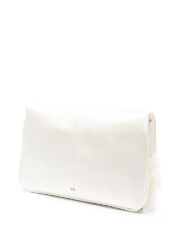 Anya Hindmarch リボン クラッチバッグ | ホワイト | FARFETCH JP